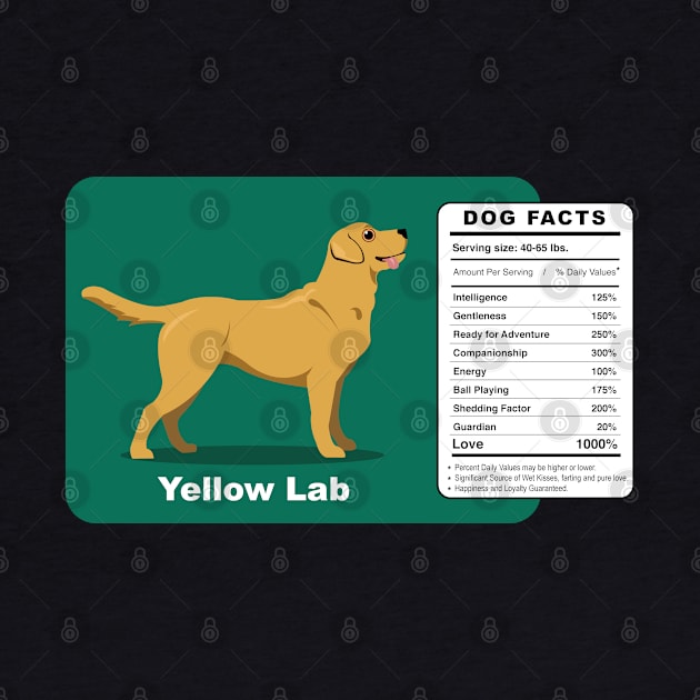 Yellow Lab Dog by Brash Ideas